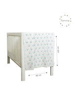 Load image into Gallery viewer, Light Gray Heart Pattern Knitted Baby Blanket