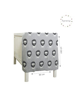 Load image into Gallery viewer, Gray Lion Knitted Baby Blanket