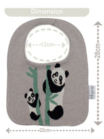 Load image into Gallery viewer, Cotton Knitted Panda Grove Bib Apron

