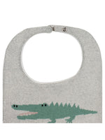 Load image into Gallery viewer, Cotton Knitted Alligator Bib Apron
