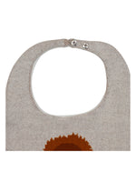 Load image into Gallery viewer, Cotton Knitted Brown Monkey Bib Apron
