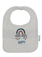 Load image into Gallery viewer, Cotton Knitted Happy Rainbow Bib Apron
