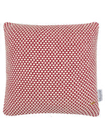 Load image into Gallery viewer, Pomme Cotton Knitted Decorative Cushion Cover Red Ivory 3D Bubble  texture Knit
