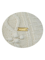 Load image into Gallery viewer, Pomme Cotton Knitted Decorative Cushion Cover Ivory  Cable Texture Knit
