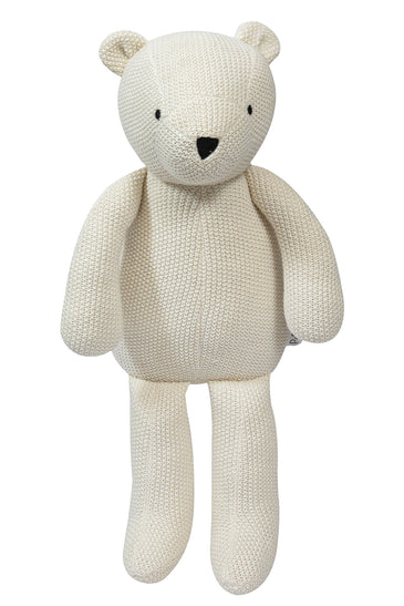 Knitted Soft Toy Ivory Bear