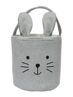 Load image into Gallery viewer, Knitted Storage Basket With Rabbit Pattern
