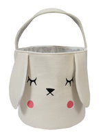 Load image into Gallery viewer, Knitted Storage Basket With Bunny Pattern
