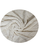 Load image into Gallery viewer, Knitted Basket Knit Ivory Chunky Knit Luxry Throw

