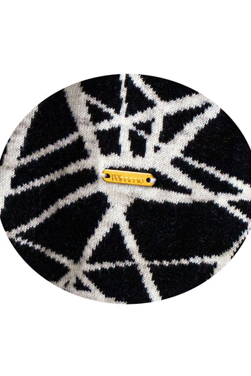 Knitted Scattered Pattern Throw
