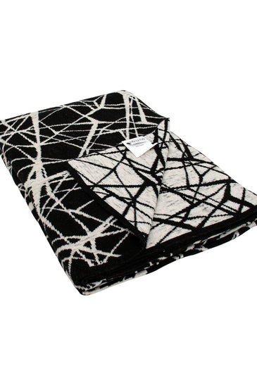 Knitted Scattered Pattern Throw