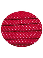 Load image into Gallery viewer, Knitted Red Melange With Ivory 3D Quilted Throw
