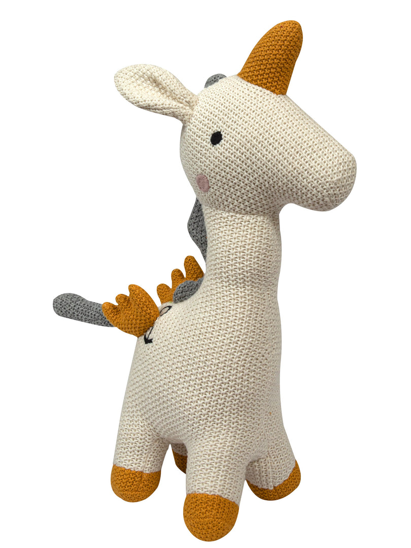 Knitted Soft Toy wing unicorn
