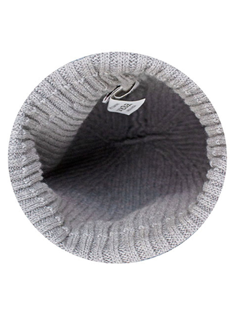 Cotton knitted Winter Cap For Women -- Med Grey