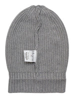 Load image into Gallery viewer, Cotton knitted Winter Cap For Women Med Grey and Sequence Stone
