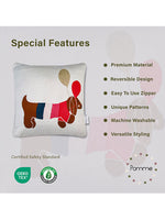 Load image into Gallery viewer, Balloon Dog Pattern Knitted Baby Cushion Cover

