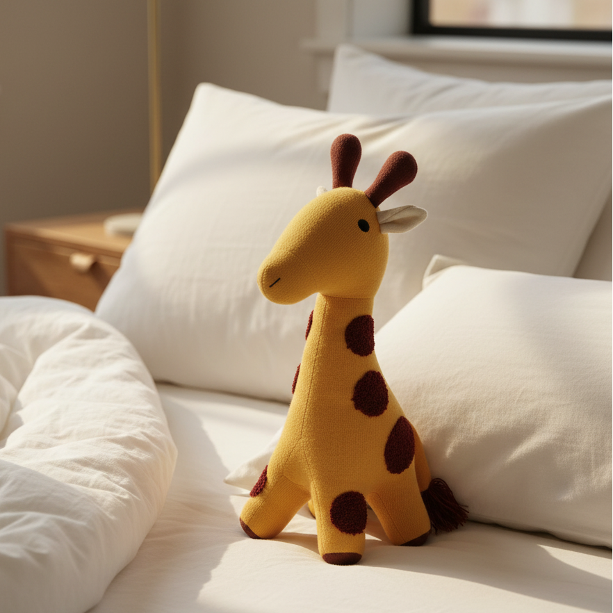 Pomme Cotton Knitted Giraffe