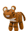 Knitted Soft Toy mustard Tiger