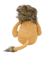 Load image into Gallery viewer, Knitted Soft Toy Mustard Lion
