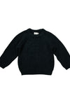 Knitted Dark Peacock Baby Sweater Set