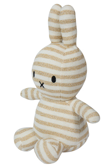 Knitted Soft Toy Ivory Gold Lurex Miffy