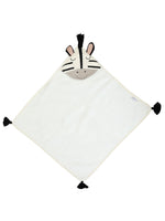 Load image into Gallery viewer, Knitted Hooded Blanket Zebra Design with Sherpa Inside