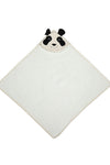 Knitted Hooded Blanket Panda Design With Sherpa Inside