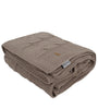 Knitted Beige Cable Texture Throw