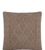 Pomme Cotton Knitted Decorative Cushion Cover Stone Cable texture Knit