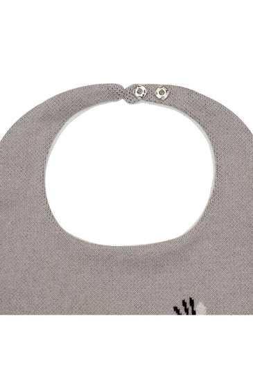 Cotton Knitted Zebra Bib Apron