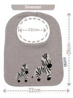 Load image into Gallery viewer, Cotton Knitted Zebra Bib Apron