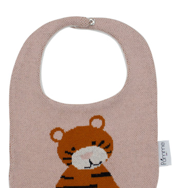 Cotton Knitted Tiger Bib Apron
