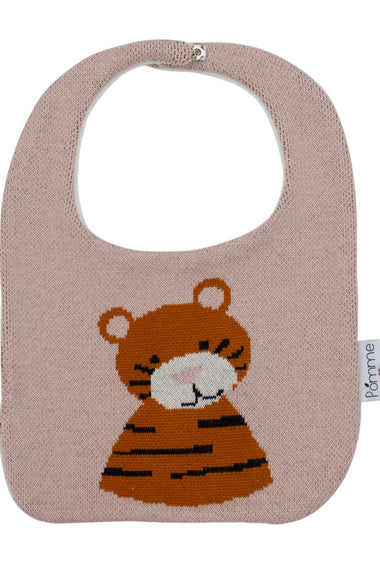 Cotton Knitted Tiger Bib Apron