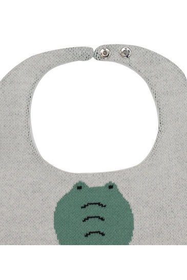 Cotton Knitted Crocodile Bib Apron