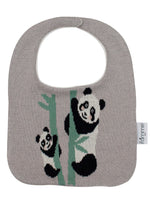 Load image into Gallery viewer, Cotton Knitted Panda Grove Bib Apron
