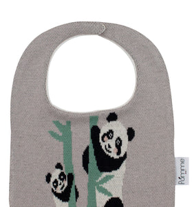 Cotton Knitted Panda Grove Bib Apron