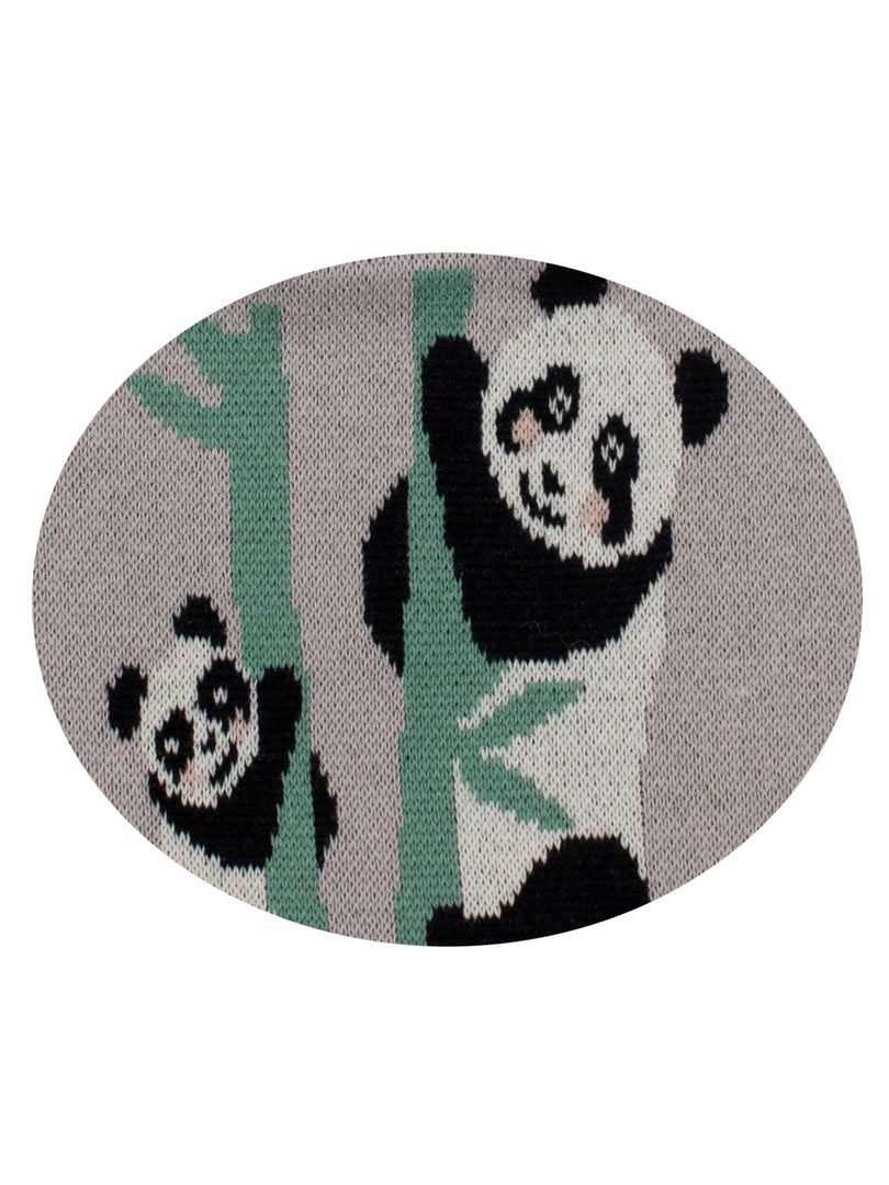 Cotton Knitted Panda Grove Bib Apron