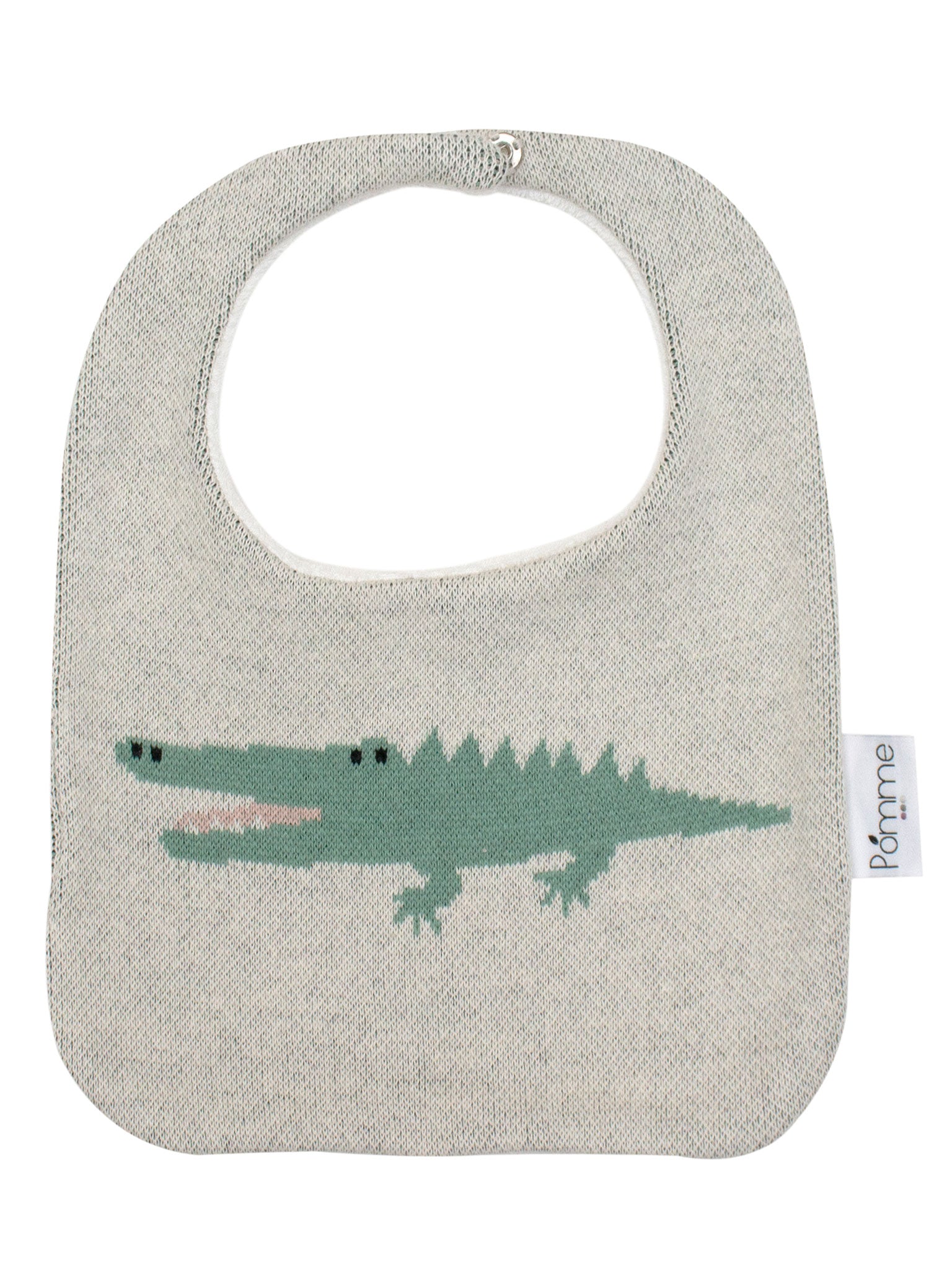 Cotton Knitted Alligator Bib Apron