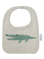 Load image into Gallery viewer, Cotton Knitted Alligator Bib Apron
