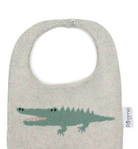 Cotton Knitted Alligator Bib Apron