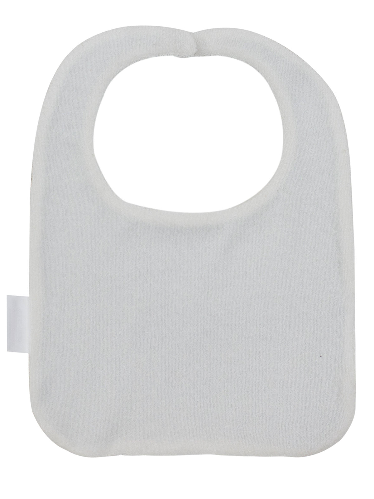 Pomme Cotton Knitted Alligator Bib Apron (Ivory)