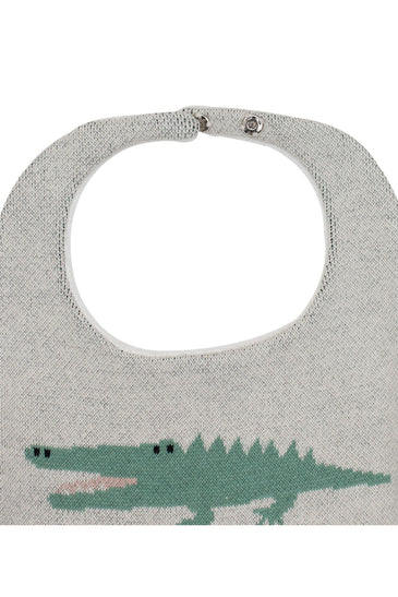 Cotton Knitted Alligator Bib Apron