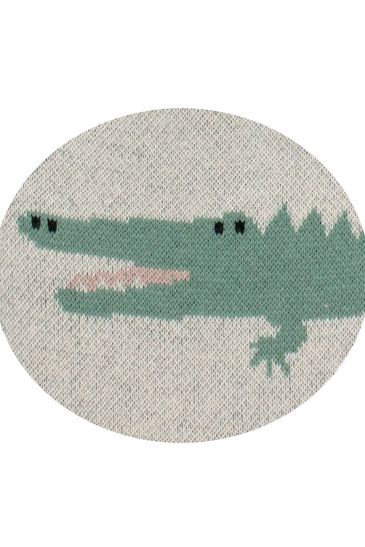 Cotton Knitted Alligator Bib Apron