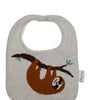 Cotton Knitted Brown Panda Bib Apron