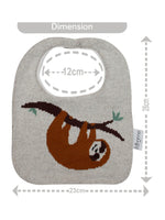 Load image into Gallery viewer, Cotton Knitted Brown Panda Bib Apron