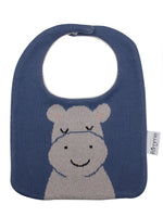 Load image into Gallery viewer, Cotton Knitted Hippo Bib Apron