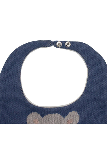 Cotton Knitted Hippo Bib Apron