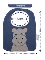 Load image into Gallery viewer, Cotton Knitted Hippo Bib Apron