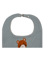 Load image into Gallery viewer, Cotton Knitted Gray Tiger Bib Apron