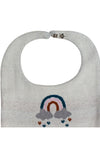 Cotton Knitted Happy Rainbow Bib Apron