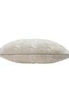 Pomme Cotton Knitted Decorative Cushion Cover Ivory Cable Texture Knit